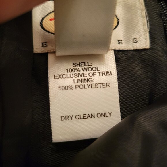 Talbots 4P Red Black Plaid Wool Maxi Skirt Lined Back Slit Winter - Picture 3 of 5